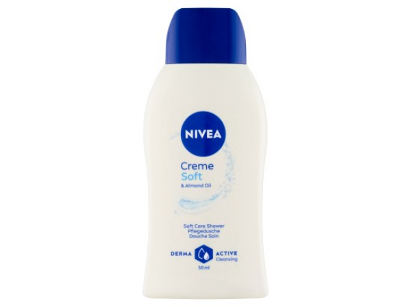Nivea Creme Soft Pečující sprchový gel 50 ml