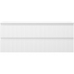 MEXEN/S - Rivel koupelnová skříňka pod umyvadlo 120 cm s deskou, 2 zásuvky, reliéf , bílá mat 91A20-12047-2-BFFC01