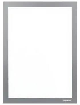 Magnetoplan Magnetofix A4 šedá (2 ks) / Magnetický rámeček / samolepicí (MAGFRAMEADH4G)