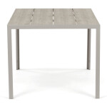 Zahradní stůl 150x89cm, kov, polywood, béžová, AZT-S1215 CRM