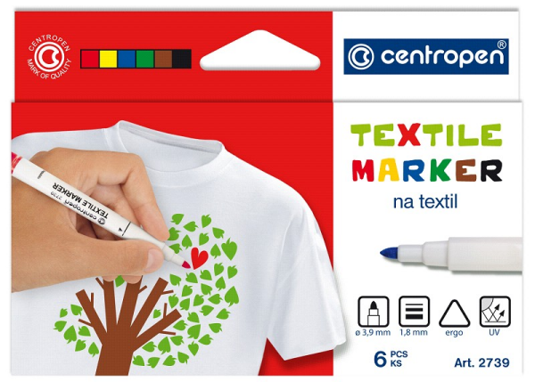 Centropen na textil