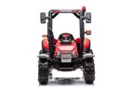Mamido Dětský elektrický traktor s přívěsem BLT červený