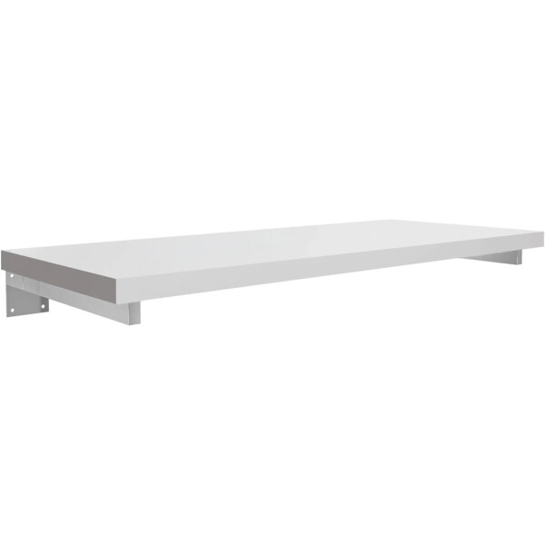 CERANO Deska pod umyvadlo Navira Pro + 2 skryté konzole - bílá matná - 60x46x3,6 cm