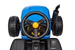 Mamido Dětský elektrický traktor BBH-030 s přívěsem modrý