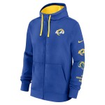 Nike Pánská mikina Los Angeles Rams NFL Full-Zip Club Fleece Hoodie Velikost: XL
