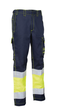 Pracovní kalhoty COFRA FLAREND Barva: Modrá;Žlutá, Velikost: 60 (V613_0_03_Z60)