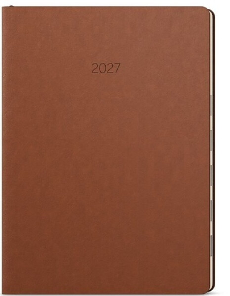 Denní diář 2027 Maxim B5 hnědá