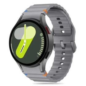 Tech-Protect Silicone Sport šedá / Řemínek / pro Samsung Galaxy Watch 4/5/5 Pro/6/7/FE / Silikonový