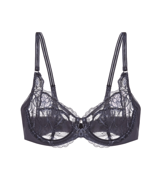Dámská podprsenka Wild Peony Florale W - GRAY - šedá 00DK - TRIUMPH GRAY 80E