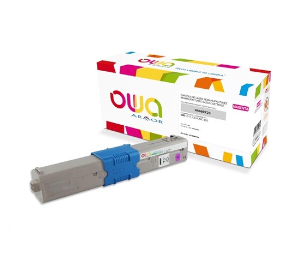 OWA Armor toner pro OKI C511, C531, MC 562, 5000 Stran, 44469723, červená/magenta EDF_1081355
