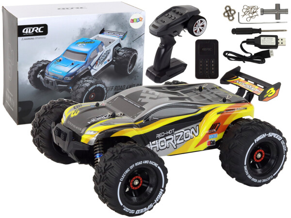 Mamido Terénní autíčko Rabbits na dálkové ovládání RC 4x4 žluté