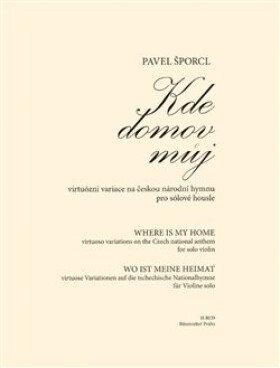 KN Kde domov můj - virtuózní variace na českou národní hymnu pro sólov