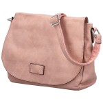 Stylová dámská koženková crossbody kabelka Jacinda, růžová