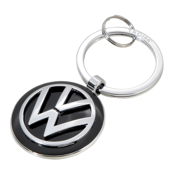 Troika klíčenka - logo VW (kovová, mix barev)