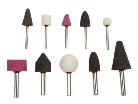 EXTOL CRAFT 1822 Nástavce na brusku, brusné tělíska, sada 10ks, st. 3 a 6mm