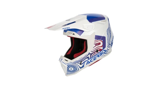 Přilba Acerbis Whoops Graphic bílá bílá S