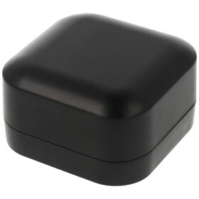 Hammond Electronics 1556BBK univerzální pouzdro 80 x 80 x 45 plast ABS zpomalující hoření černá 1 ks