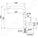 FRANKE - Baterie Dřezová baterie FN 0143.031, chrom 115.0154.303