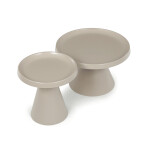 Konferenční stolek 69x69x44cm, kov, kašmír, CT-F4112 CSM