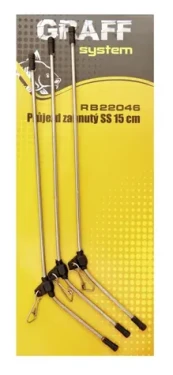 Graff Průjezd zahnutý SS 15cm 3ks (RB22046)