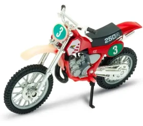 Welly WE12178PW Motocykl Honda CR250R červená