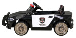 Mamido Dětské elektrické autíčko Super-Police černé