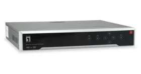 LevelOne NVR-1316 / NVR rekordér / pro 16 kamer / až 12 MPx / 4x HDD / HDMI / VGA (NVR-1316)