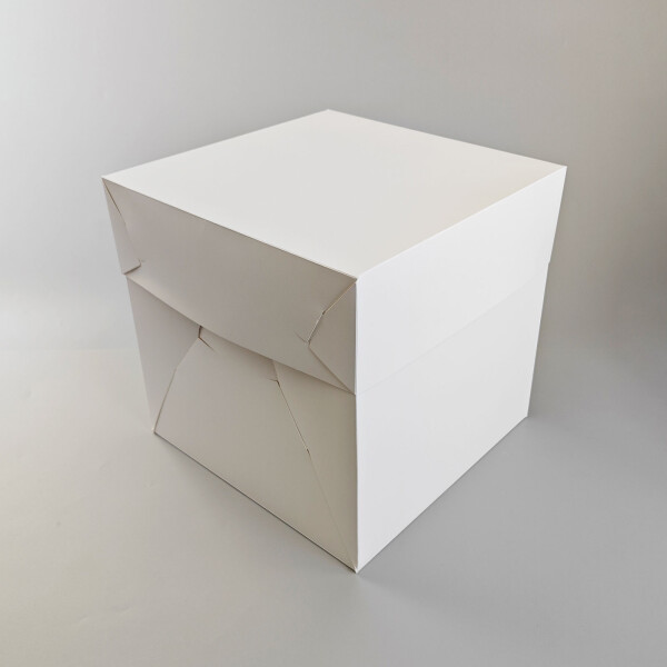 Cake star dortová krabice JOY bílá nepromastitelná 30x30x30cm balení 10ks