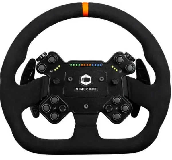 Simucube Valo GT-23 SC3 Závodní volant černý semiš / průměr 320 mm / rychloupínák SC3 (SCVALO-SC3-AL)