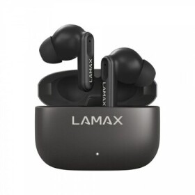 LAMAX SteelClips1 ANC černá / Bezdrátová sluchátka / mikrofon / Bluetooth 5.3 / výdrž až 40 h / ANC (LXIHMSCPS1AAA)