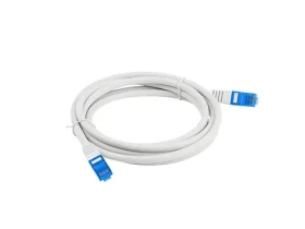 Lanberg Patchcord CAT6a S/FTP 20 m šedá / Patch kabel / LSZH / CCA / 10 Gbps (PCF6A-10CC-2000-S)