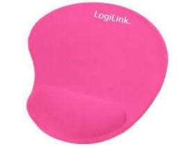 LOGILINK - Gelová podložka pod myš - ergonomická / růžová (ID0027P)