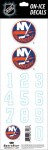 Sport Star Samolepky na Helmu New York Islanders NHL Decals White