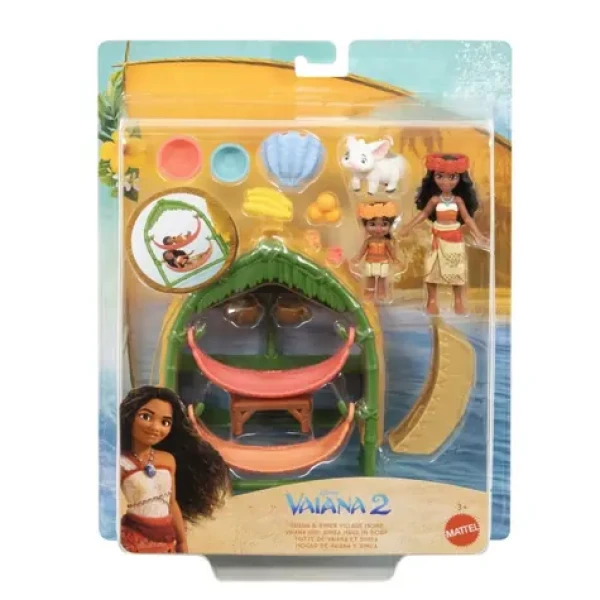 Mattel malá panenka Vaiana a sestra ve vesničce