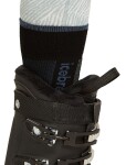 Dámské merino lyžařské ponožky ICEBREAKER Wmns Ski+ Light OTC, Black/Dawn/Graphite velikost: 35-37 (S)