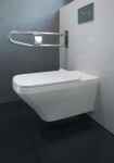 DURAVIT - DuraStyle Závěsné WC, bezbariérové, Rimless, alpská bílá 2559090000