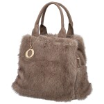 Módní dámská kabelka do ruky Máia, hnědo-šedá