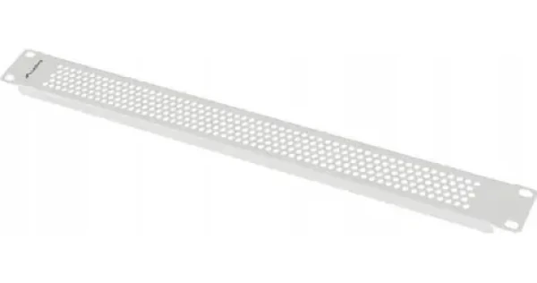 Lanberg 19" 1U šedá / Záslepný panel / Perforovaný / Ocel (AK-1411-S)