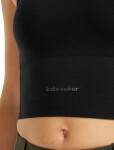 Dámské merino tílko ICEBREAKER Wmns 260 Seamless Rib Strappy Tank, Black velikost: M