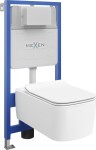 MEXEN/S - WC předstěnová instalační sada Fenix XS-F s mísou WC York + sedátko softclose, bílá 68030114000