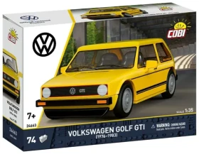 COBI Stavebnice 24663 Volkswagen Golf GTI 1976 žlutá