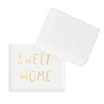 Räder Porcelánová máslenka Home Sweet Home, bílá barva, porcelán