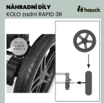Hauck KOLO zadní RAPID 3 BLACK (NDHK148549-3)