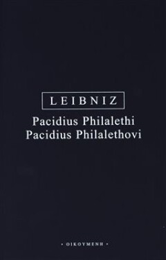 Pacidus Philalethi Gottfried Wilhelm Leibniz