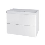 Mereo Nábytkové umyvadlo, 81x47,5x20,5 cm, keramické, bílé UC8148