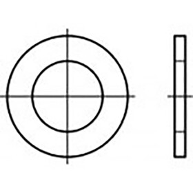 Podložka 19 mm 30 mm ocel pozinkované 500 ks TOOLCRAFT TO-6854694
