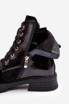Dámské módní boty se zipem a ozdobami D&A MR870-76 černé 37