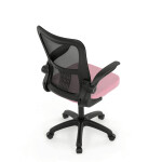 Dětská židle, houpací mechanismus, růžová síťovina, KA-K2006 PINK