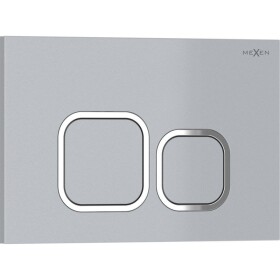 MEXEN - Tex 03 splachovací tlačítko, chrom matná 6103-04