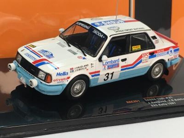 Škoda 130L #31 RAC Rally 1987 J.Haugland J.O.Bohlin - IXO 1/43 RAC351